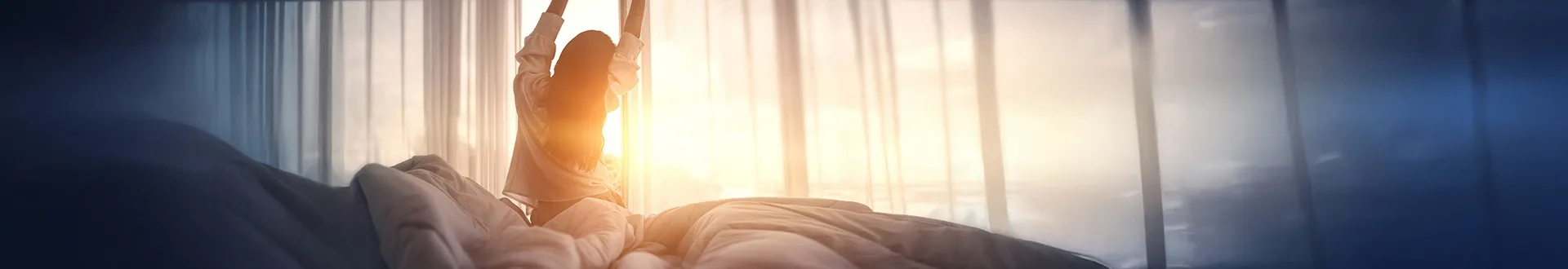 Uitgerust wakker worden na een goede nachtrust